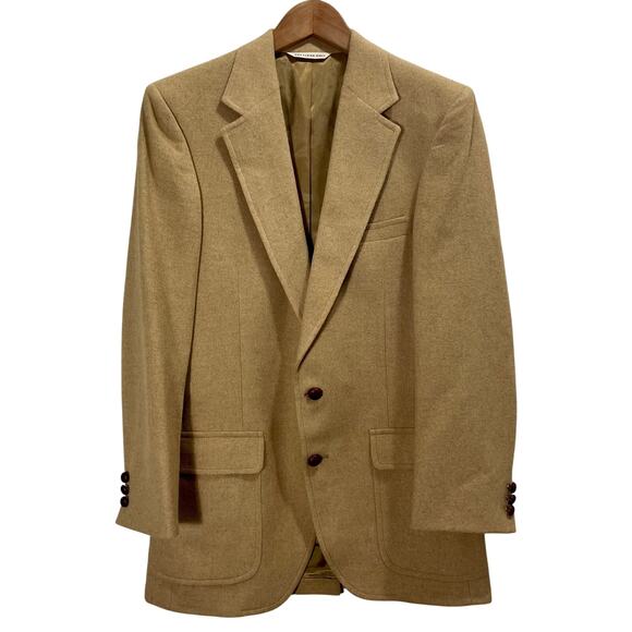 Vintage 1960s Tan Orbach's Men's 100% Camel Hair Blazer Sportswear Jacket 40R